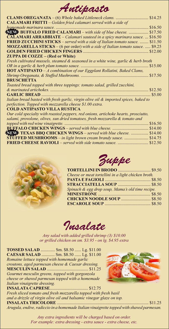 Villa Rustica Ristorante Pizzeria Bayside Ny Villa Rustica Ristorante Pizzeria Bayside Ny